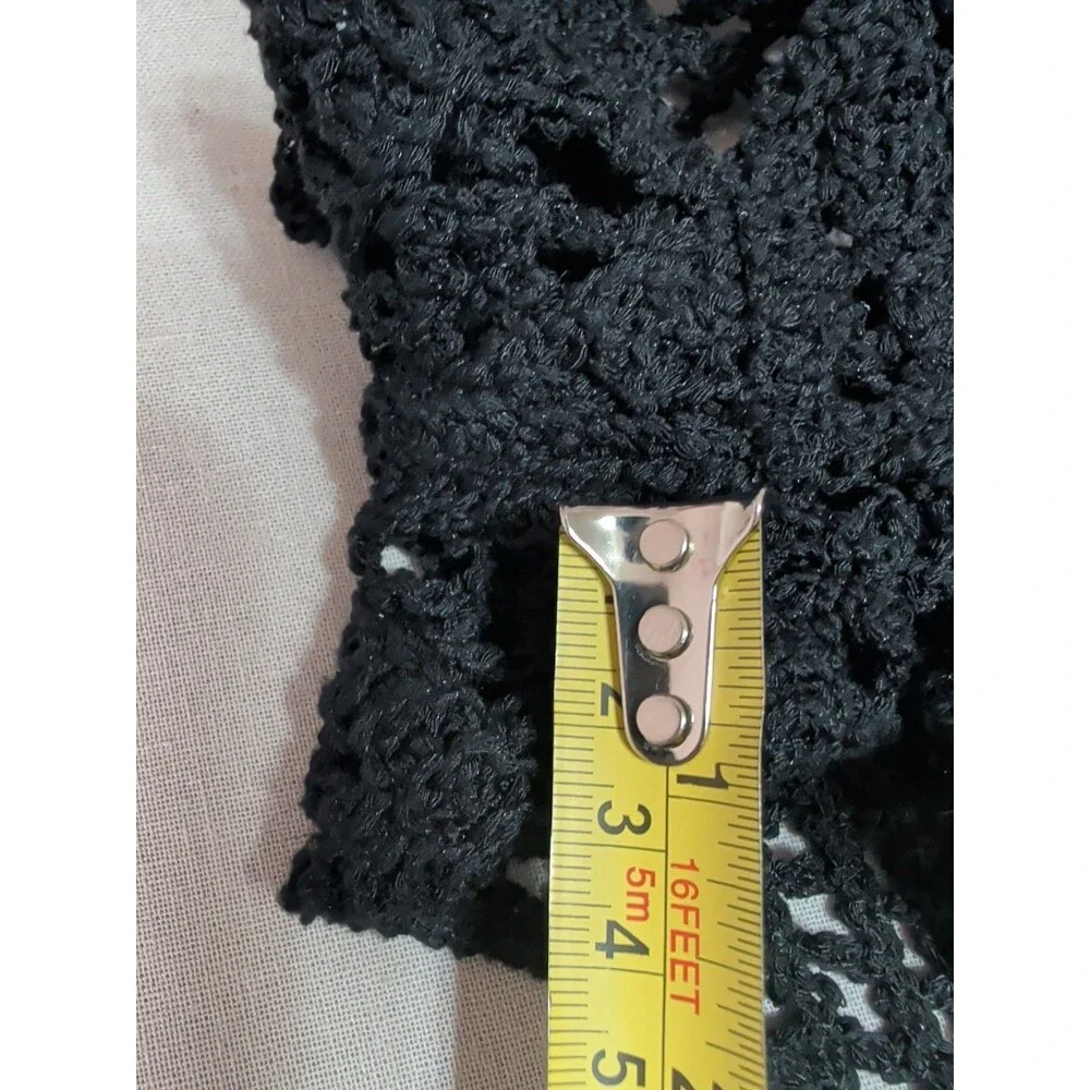 ⭐ Wild Fable Shorts Womens XL Black Crochet Beach Swim Cover Up Boho⭐ - Picture 8 of 10